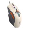 Silver Fox H6 Wired Gaming Mouse - Mecha Style, Three-Color, Multi-Use for Home, Office, and E-Sports.