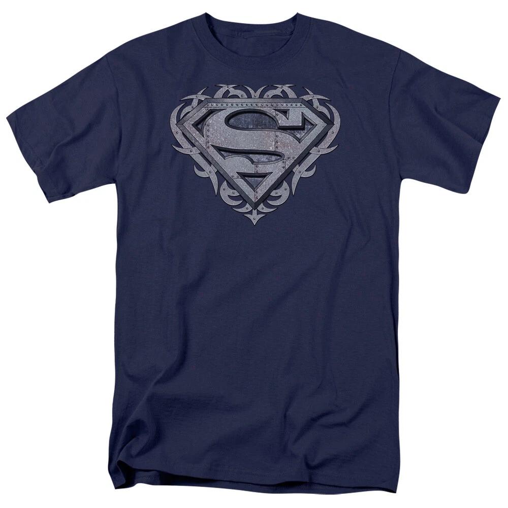 Superman  Tribal Steel Shield  T-Shirt - Regular or Tank - to 5X 4XL