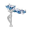 A Deer with You Brooch for Women: Simple and Versatile Crystal Deer Brooch with A Unique Design Sense