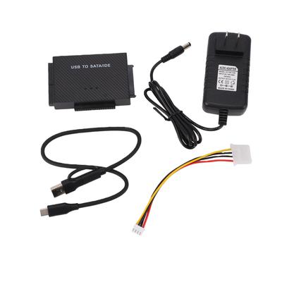 Hard Drive Reader Type C USB 3.1 To IDE Serial ATA Adapter Universal Converter with 2A Power Adapter for 2.5 3.5 Inch