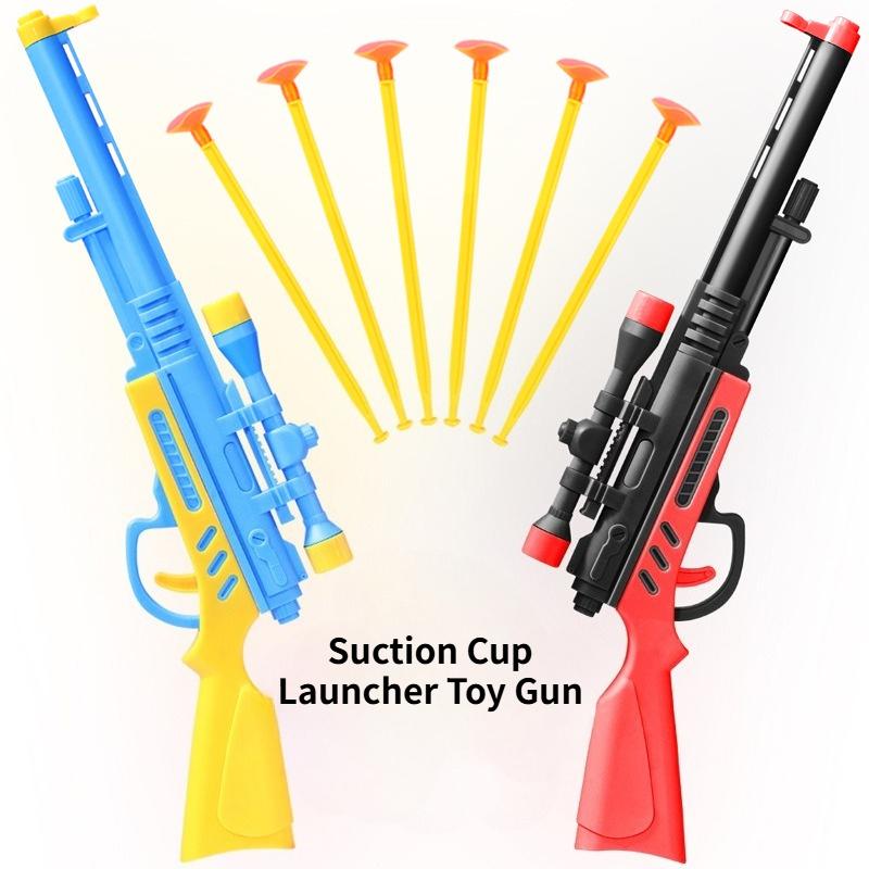 Pistol cu Săgeți de Jucărie cu Ventuză pentru Copii Pistol de Jucărie din Plastic Jucărie Educativă Interactivă pentru Băieți Umpluturi pentru Pungi de Petrecere Jucării pentru Pinata Cadouri