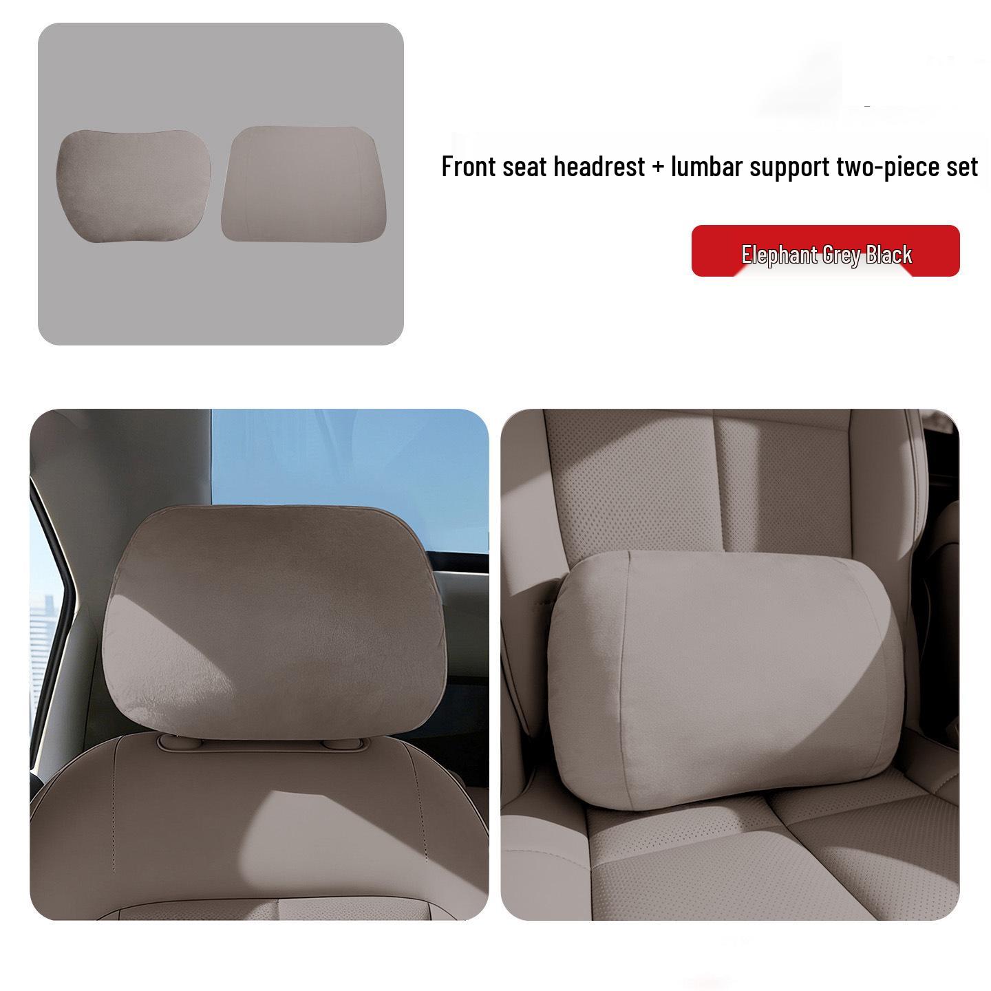 

ZEEKR 26 Models LS6/LS8/LS9 Headrest and Lumbar Support Set: Car Seat and Neck Support Pillow