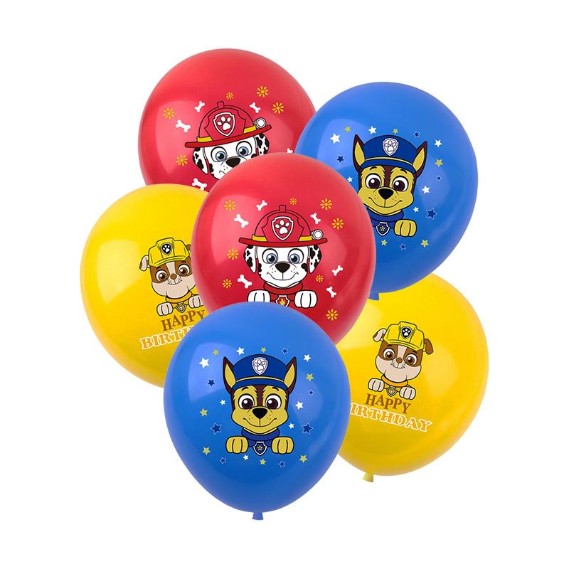 PAW Patrol Birthday Party Decoration New Version Balloon Set Disposable Tableware Kid Event Supplies Banner Backdrop Gift