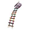 Wooden Hamster Parrot Pet Bird Colorful Climbing Ladder Suspension Bridge Birds Toy