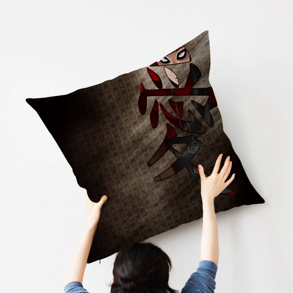 Anime G-Gaara Pillow Gift Home Office Decoration Bedroom Sofa Car Cushion Cover case 45x45