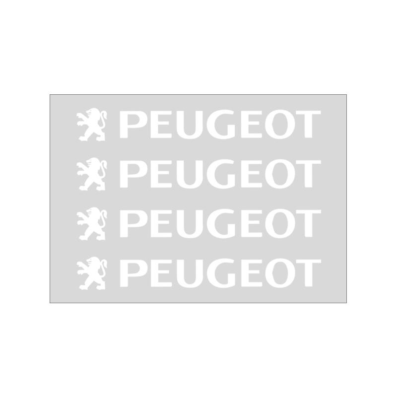 4Pcs Car Door Handle Stickers Tire Rear View Mirror Decals For Peugeot 308 408 508 RCZ 208 3008 2008 206 207 108 406 407 408 206 207 208 306 307