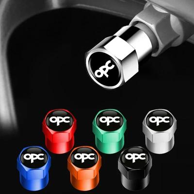 4 Stück Auto Rad Reifen Ventilkappen Staubdichte Abdeckungen für OPC LINE Opel Astra G H J K F Corsa D Zafira B Insignia Mokka Regal