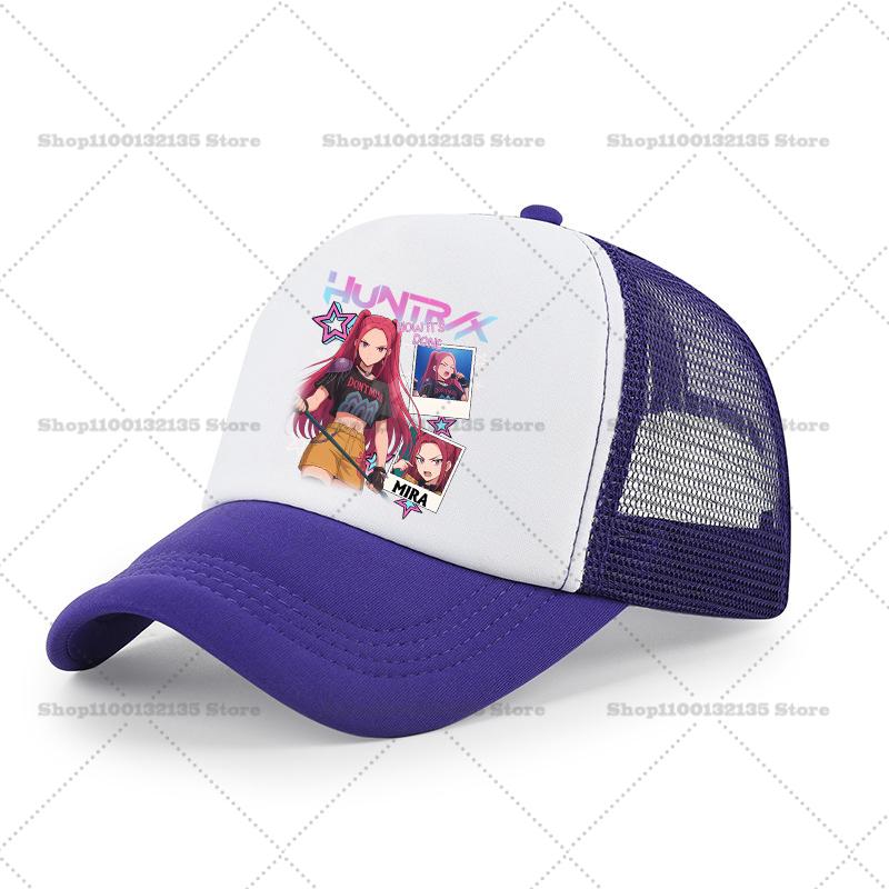 KPoP Demon Hunter Summer Baseball Cap Cartoon Anime Print Hat Boy Girl Breathable Kid Hat HipHop NetCap Kawaii Kids Toy Gift