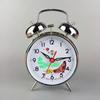Metal Mechanical Alarm Clocks Creative Desk Bedside Table Desktop Clock Alarm Bedroom Decorations Accessories Battery Operate
