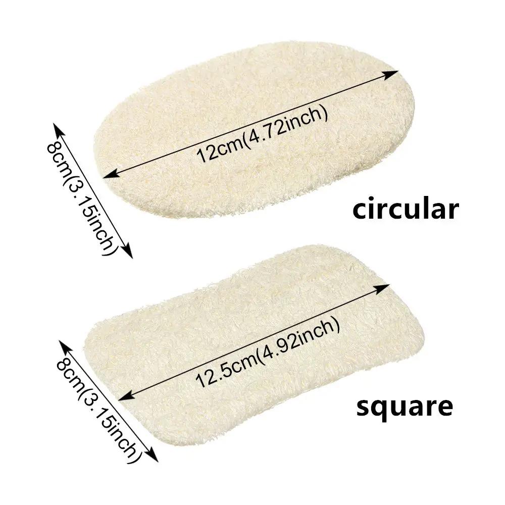 1/5pcs Decontamination Reusable Non-stick Oil Microfibre Sponge Dish Washing Cloth Cleaning Sponge Pot Bowl Brush