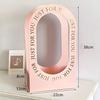 Valentine's Day Hollow Folding Handheld Flower Basket Simple Flower Box Paper Handbag Mother's Day Gift Flower Arrangement Box