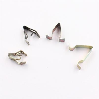 Clips Metálicos Retenedor Panel de Instrumentos Sujetadores para Automóviles Radios de Coche Universales Salpicadero DVD Clip Retenedor de Cordón en U Metálico 40 Piezas (Cada Tipo De 10 Piezas)
