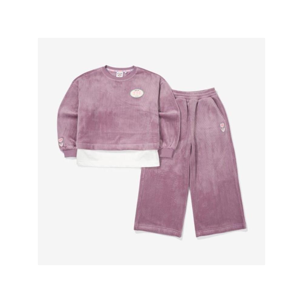 

[fila Kids] Girls Sujin Velour Corduroy Sweatshirt Set Fk2fsf4001f Gpu q0zFk2fsf4001fGpu GREYISHPURPLE/120