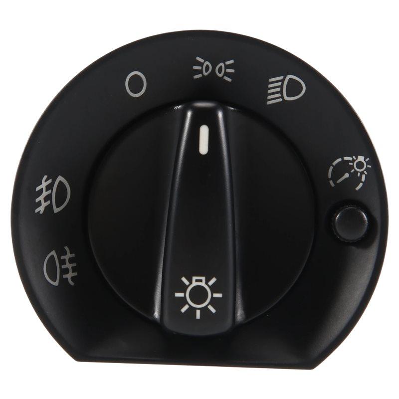 QQ-For VW Santana Quattro Headlight Control Switch Adjust Button Replacement Parts 33D941531