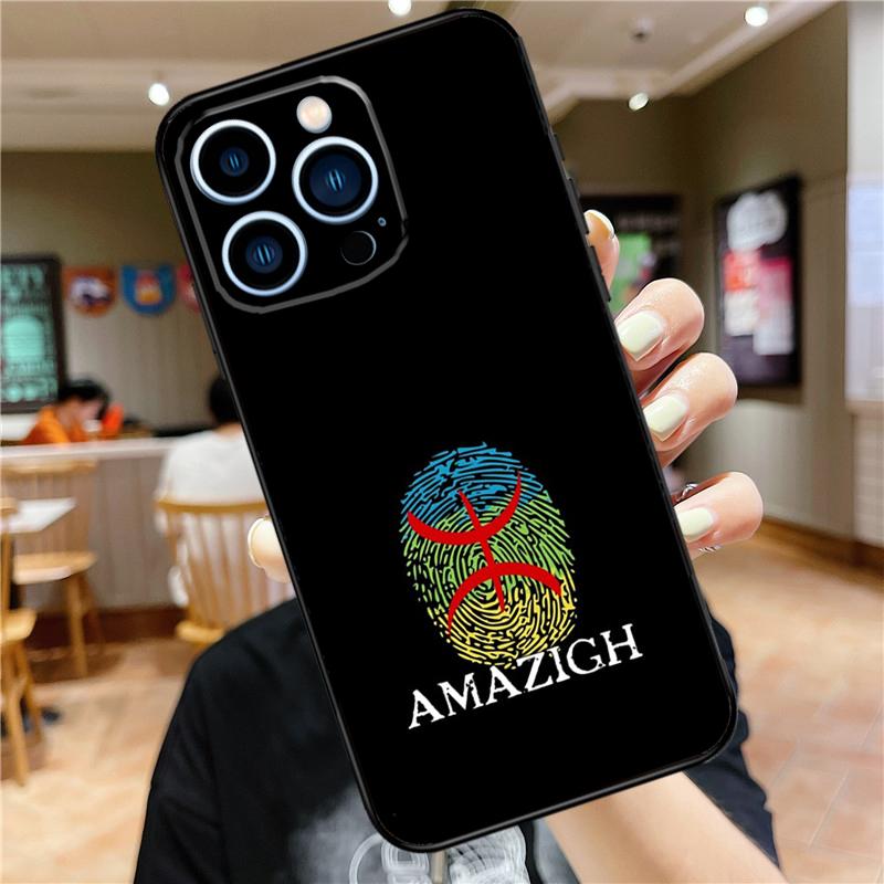 Amazigh Symbol Berber Academy Case For iPhone 17 Pro Max 16 15 14 11 12 13 Mini Plus 16e 17 Air Bumper Cover Accessories