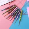 9pcs Colorful Soft Alumina Crochet Hooks Knitting Needles Set 2-6mm Crochet for Weave Sewing Needles Handmade DIY Craft Tool
