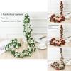 Stunning 2.5m Artificial Flowers Spring Small Peony Ivy Leaf Vine For Elegant Home Decor