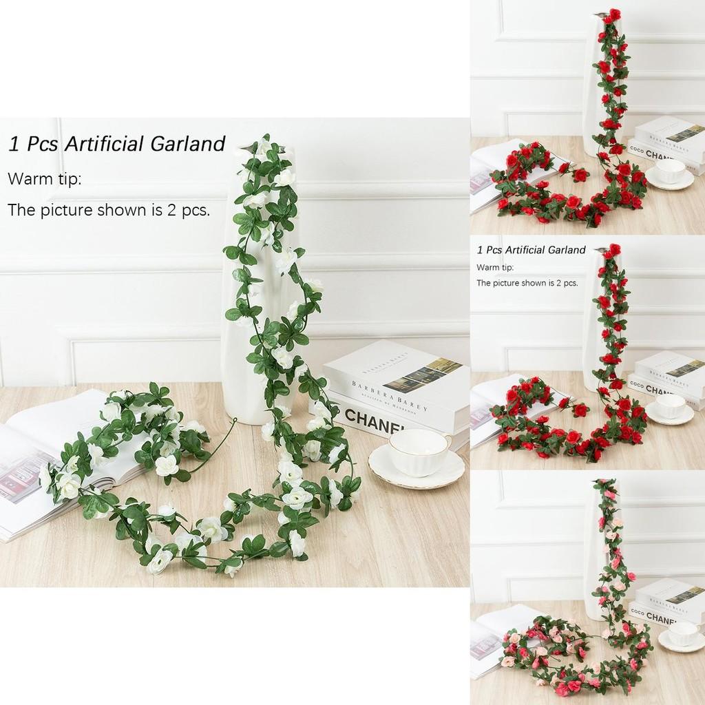 Stunning 2.5m Artificial Flowers Spring Small Peony Ivy Leaf Vine For Elegant Home Decor