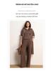 Cashmere High-Waisted Wide-Leg Knit Pants - Autumn/Winter Collection