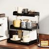 1pc,Multi-layer Coffee Cups Organizer,Large Capacity Cups Holder for countertop,Light Luxury Desktop Organizer for Office & Home