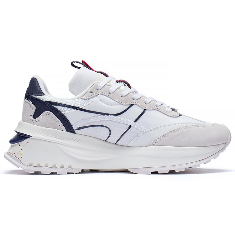 New LiNing Fangyuan EVO Breathable Low Top Sports Casual Shoes Women's White Blue AGCR228-6