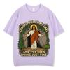 Coming Out Of My Cave And Ive Been Doing Just Fine Funny Jesus Meme Tshirt Unisex Unisex Vintage Harajuku Cotton Loose Tshirts
