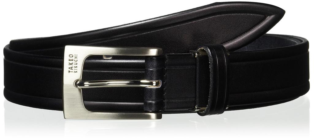 Takeo Kikuchi Made in Genuine Single Adjustable Size Men's Belt, Business/Casual, Japan, Leather, Piece,