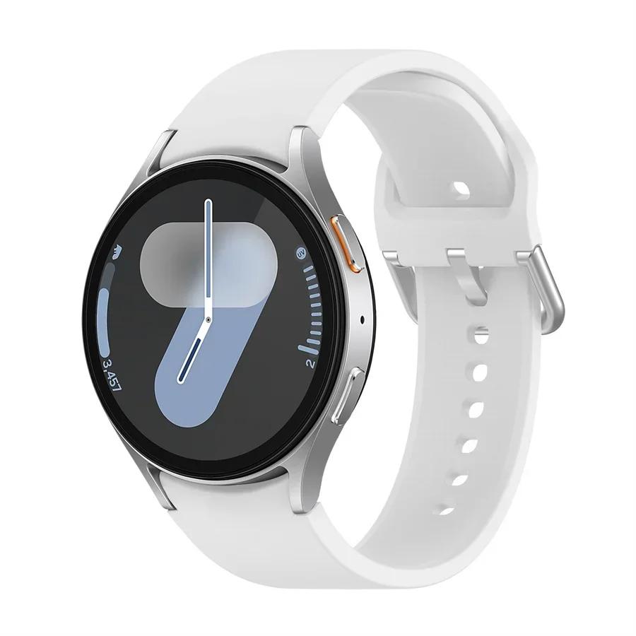 Silicone Strap For Samsung Galaxy Watch 7 6 5 4 44mm 40mm 5 45mm 20mm Bracelet Galaxy Watch6 4 Classic 47mm 43mm 46mm 42mm Band