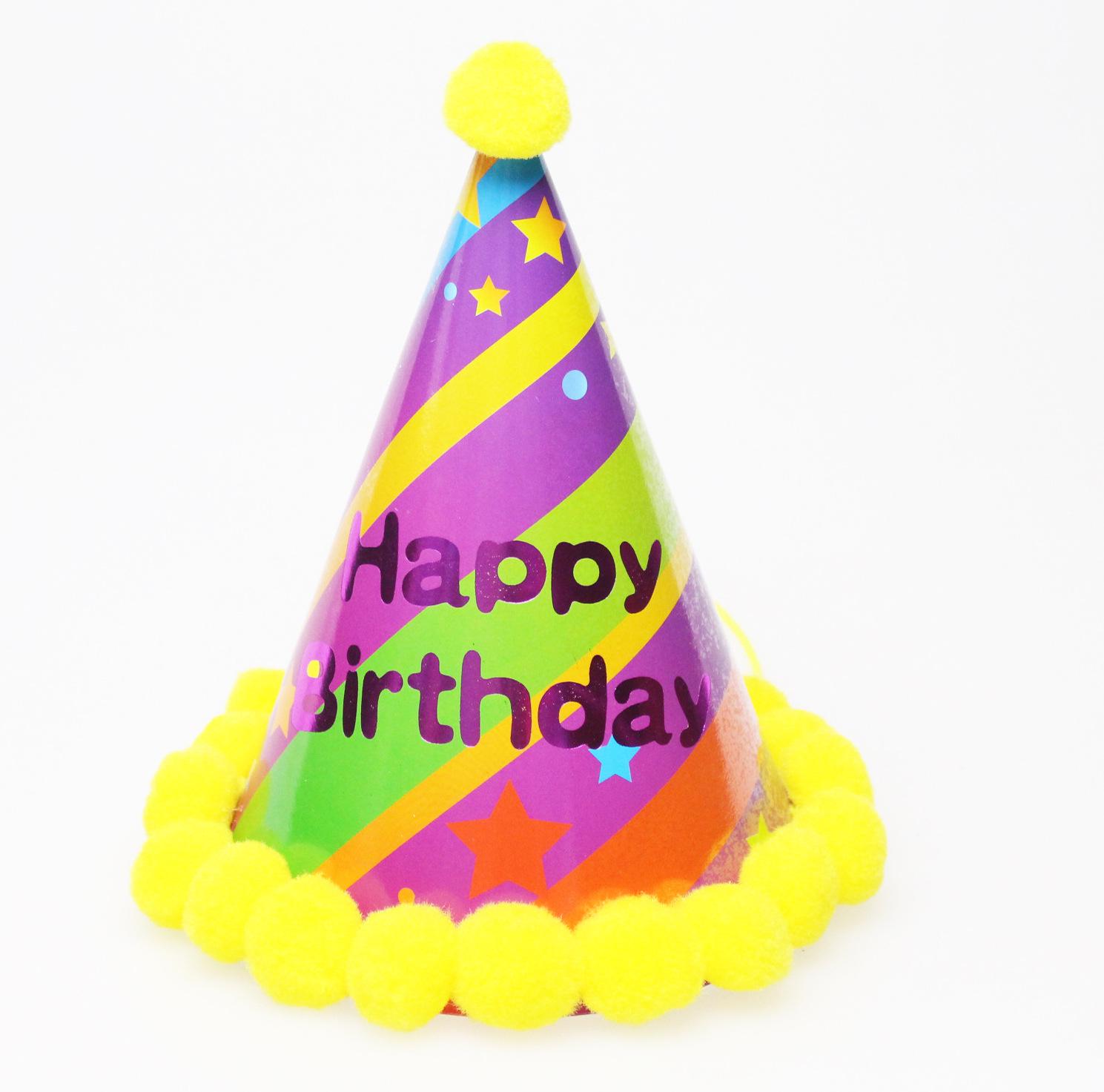 

Birthday Party Decoration Birthday Hat Birthday Party Rainbow Ribbon Cone Hats Colorful Festive Caps for Fun Celebrations