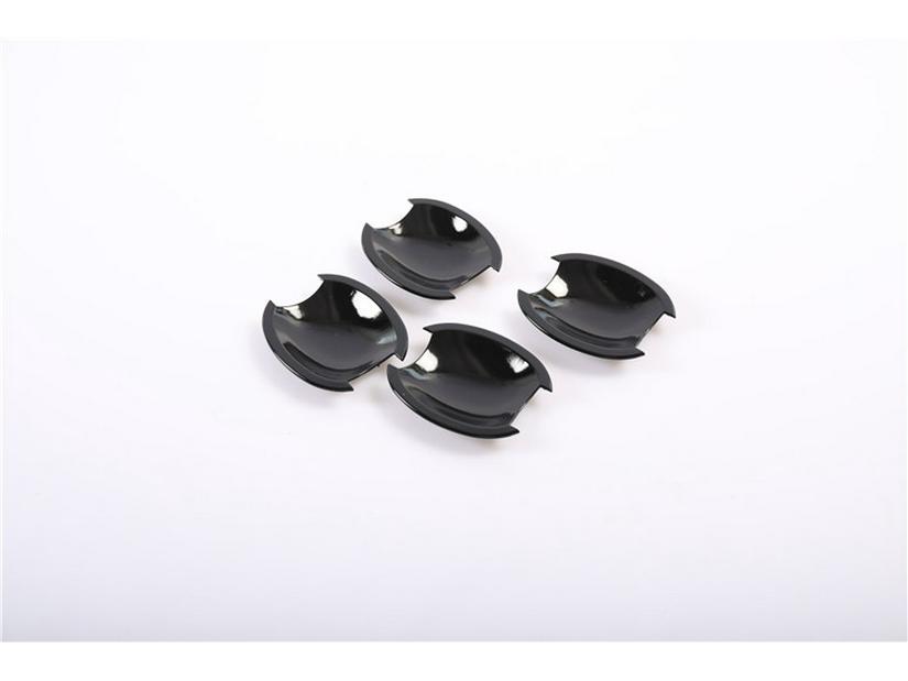 Nissan Wingroad Y12 Carbon Fiber Door Handle & Bowl Decoration (2006-2023) - Bright Black Finish