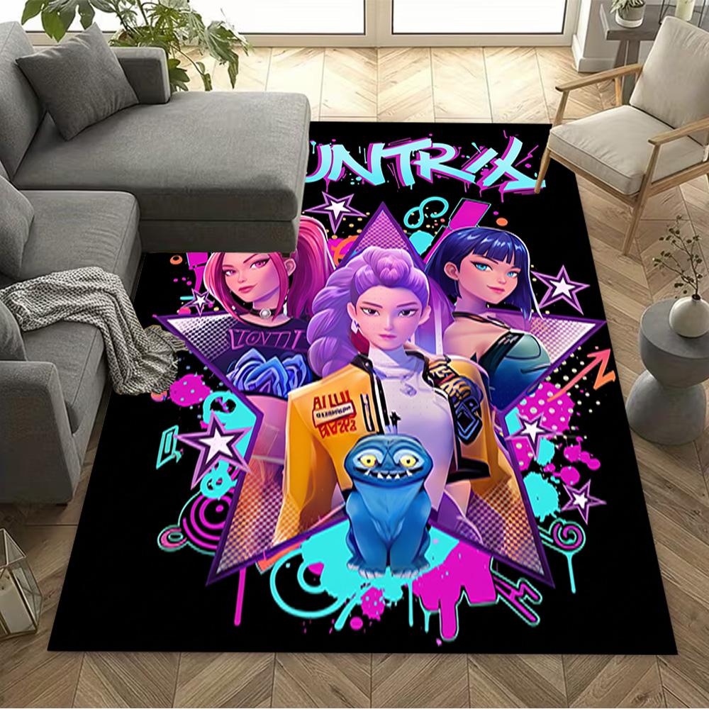 Galactic Trio Harmony Area Rug Suitable for Kitchen Study Room Dining Room Hallway Antislip Carpet Anime Office Decor Birthday/Christmas Gift