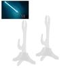 Sword Stand Two Layer Acrylic Stable Base Samurai Sword Display Holder Home Decor for Collection
