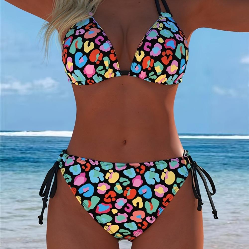 Sexy Zweiteiliges Bikini-Set, Sommer Damen Strand Badeanzug Bademode Dessous