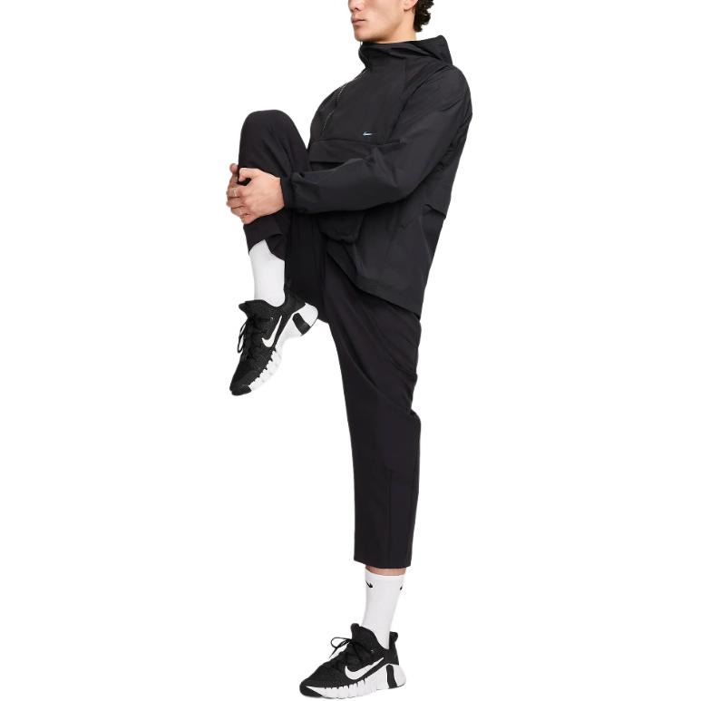 Nike A.P.S. Chaqueta con capucha y media cremallera repelente al agua para hombre Negra FN3873-010