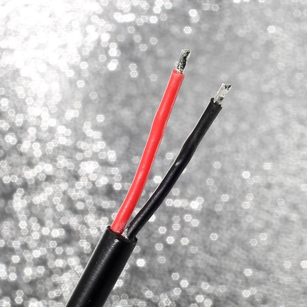 1Pack DC6330 Power Pigtails Cable, 6.3mmx3.0mm Male Plug To 2 Pin Bare Wire Open End, Power Supply Replacement