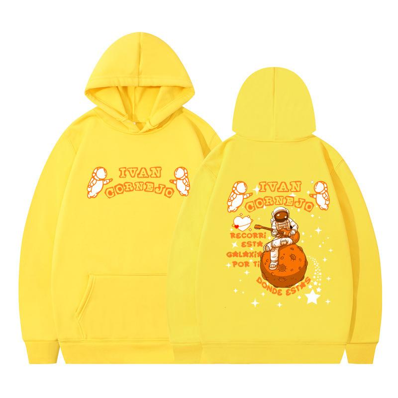 Ivan Cornejo Mirada Tour Double Sided Printed Hoodies Fan Autumn Winter Sweatshirts Hooded for Men Women