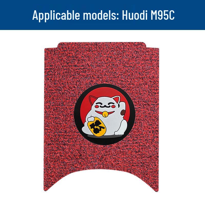 Waterproof Huodi M95C Coil Foot Mats: Sun-Proof, Dirt & Wear-Resistant Pedal Accessories