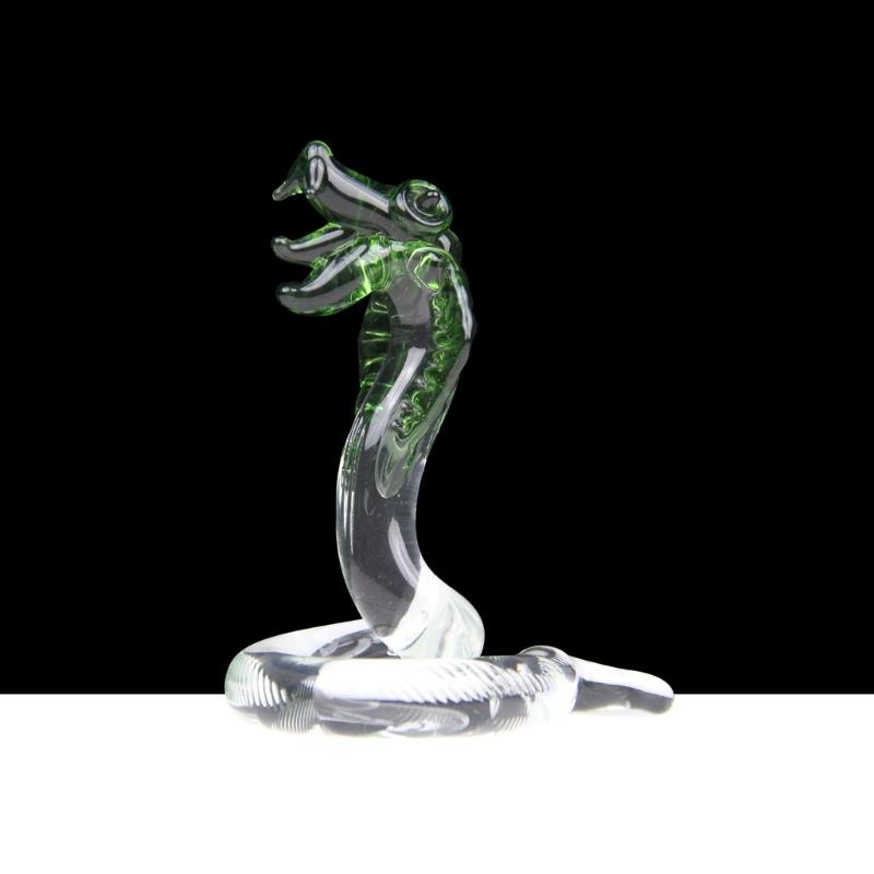 Exquisites Crystal King Snake Sculpture Snake Statue Enhancing Living Room or Office Aesthetic Appeal Home Decors