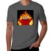 RISE Flame Meme TShirt Large Size Soft Cotton TShirt
