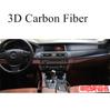 3D Carbon Fiber Pattern Vinyl Car Interior Trim Sticker For BMW 5 Series F10 F18