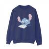 Womens/Ladies Reading Lying Down Sweatshirt