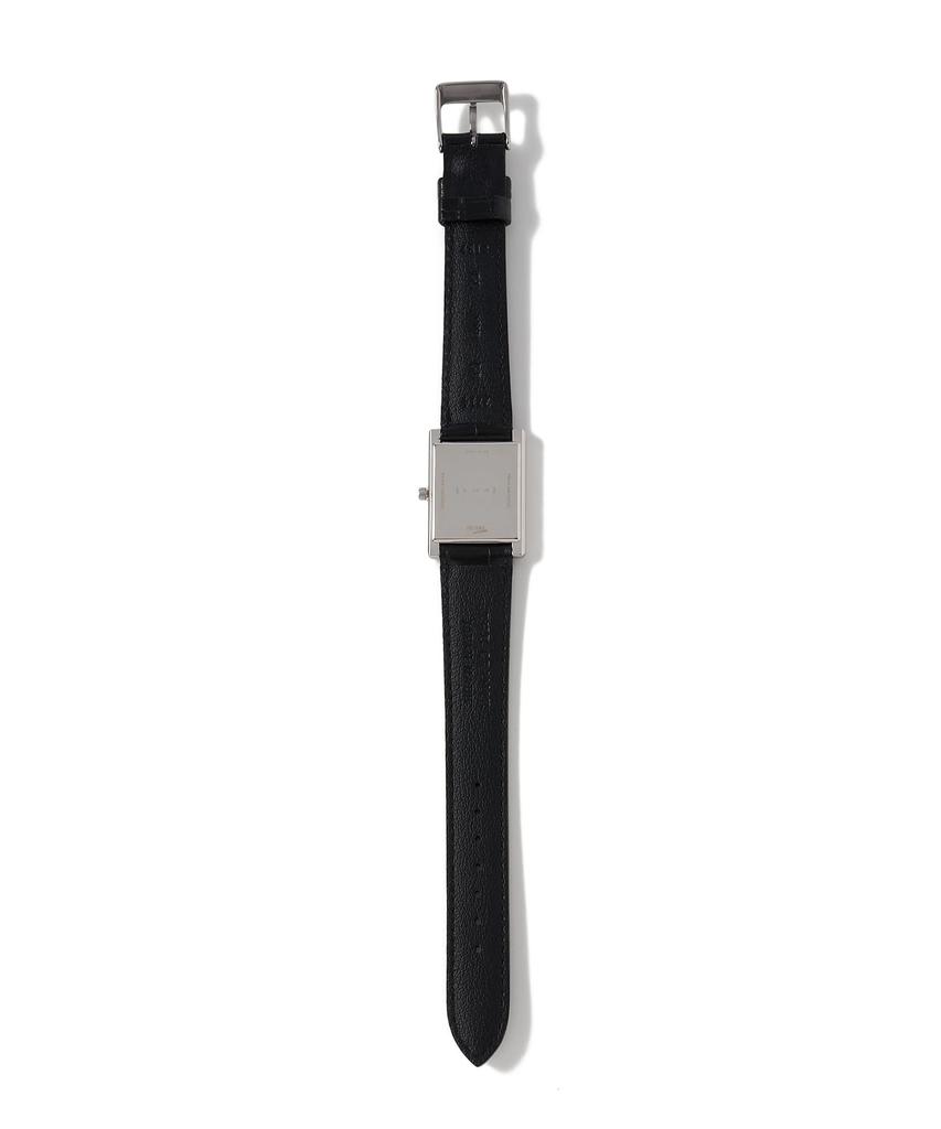 RAYS WATCH SILVER Quartz Watch with Genuine Leather Unisex Fashion Size M Strap, Men's Brand, Silver,