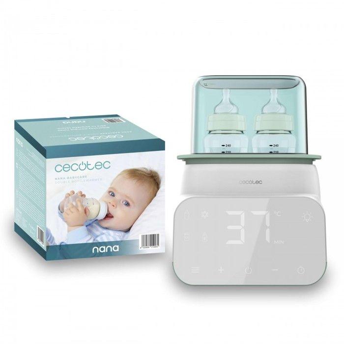 Chauffe-biberons - Cecotec - Nana BabyCare - Double - Compact - Sans BPA - Minuterie