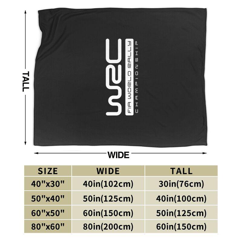 World Rally Championship Blanket Flannel Fleece Blanket Soft Warm Lightweight Plush Throws for Bed Sofa Living Room 150x200cm
