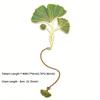 1PC Exquisite Lotus Leaf Vein Metal Bookmark Chinese Style Creative Bookmarks Tassel Pendant Student Gift School Stationery