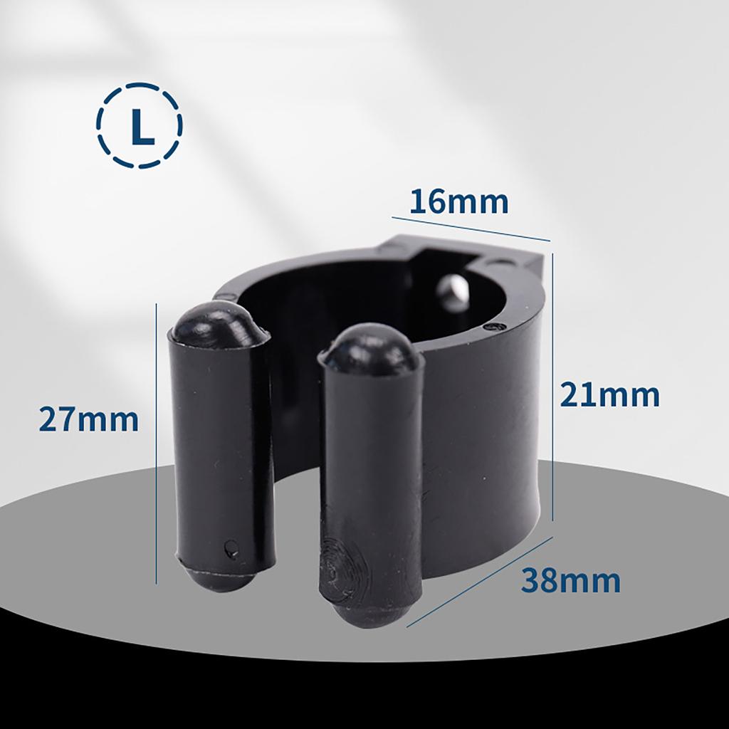 20Pcs Fishing Rod Holder Clips Billiards Pool Cue Clips Plastic Fishing Rod Clips Snooker Cue Locating Clips Enduring