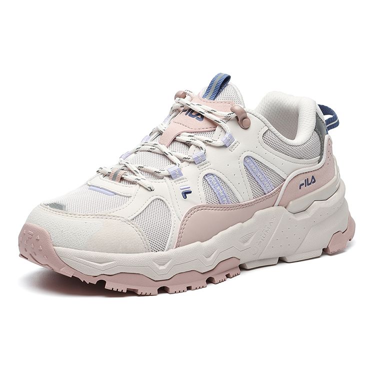 Fila Fashion Sneakers Outdoor Sports Fabric Synthetic Leather Low Top Casual Running Shoes Women Sneakers Pink F12W144127FPR