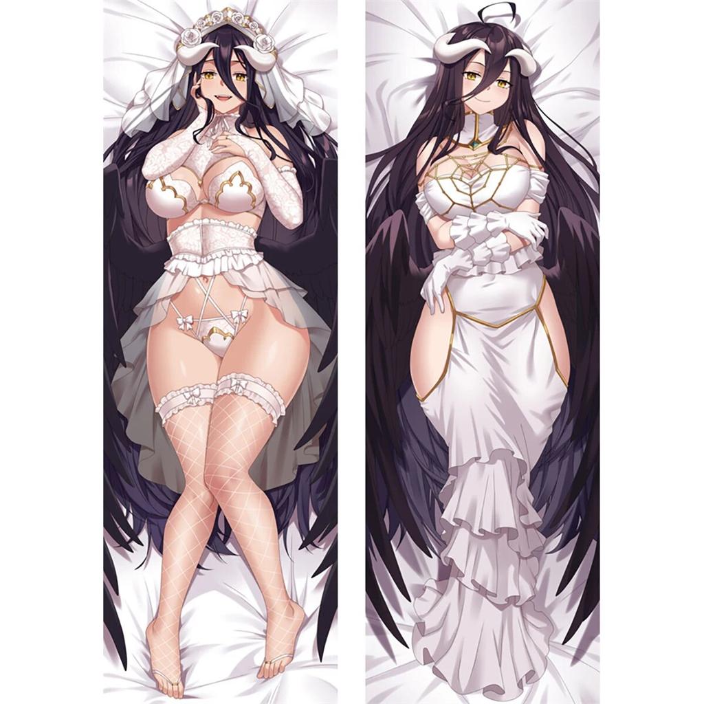 Overlord Kissenbezug Albedo Cosplay Dakimakura Kissen Anime Körper Kissenbezug Kawaii Loli Sexy Mädchen Kissen Kissen Abdeckung