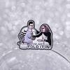 You Just Fold It In Enamel Pins Inspirational Comedy Brooches Lapel Badges Clothes TV Series Jewelry Gift for Friends