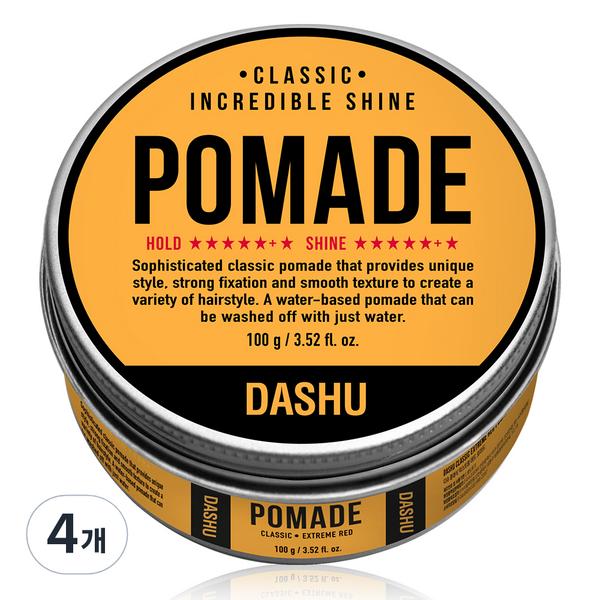 

Dashu Classic Incredible Shine Pomade, 100g, 4 pieces, Korea best mens hair products